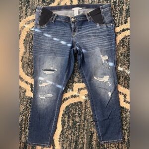 Women’s Maternity Crop Jeans